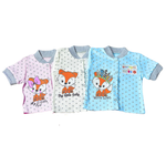 Кофта кор.рукав "Лисята" (Карапуззики) (Размер: 80)