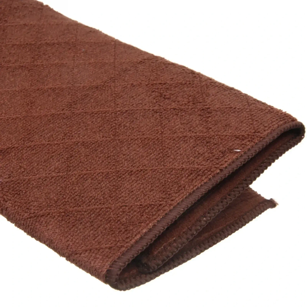 Коврик для сушки посуды 38*50см «Ромбы» коричневый