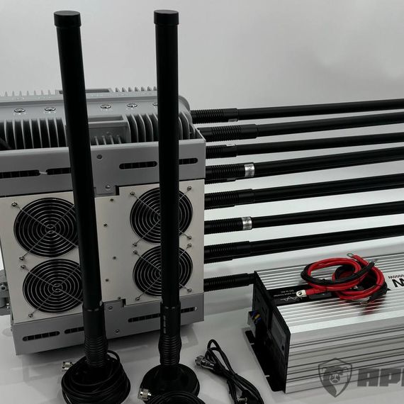 Подавитель дронов и БПЛА «СУМРАК-1» 12 каналов 600W версия silver