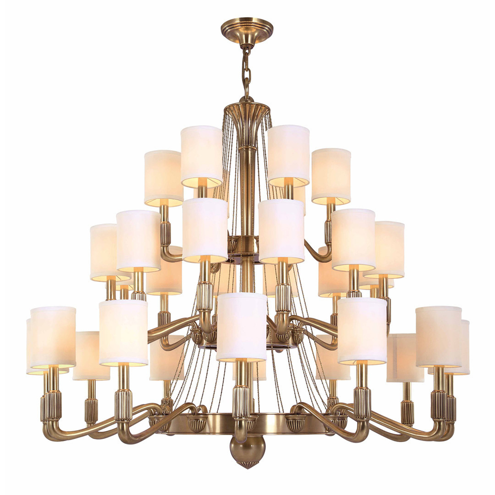 Люстра Cloyd DELAWARE C30 / Ø120 см - латунь (арт.10122)