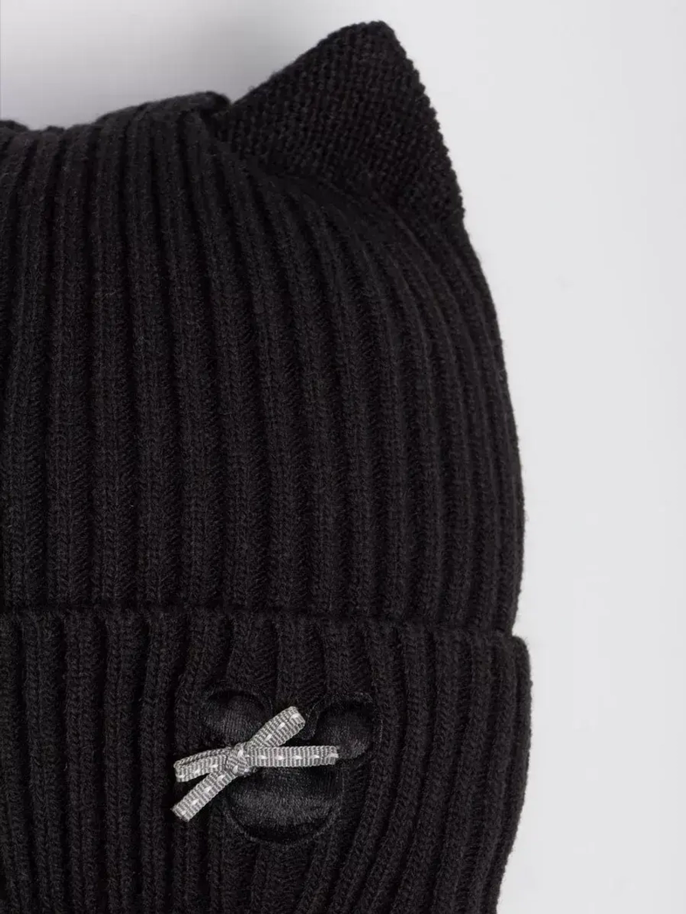 Шапка и снуд для девочки с ушками на завязках