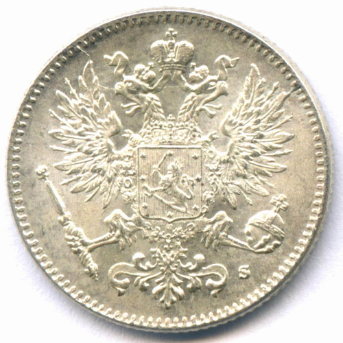 50 пенни 1916 год (S). Россия для Финляндии. UNC