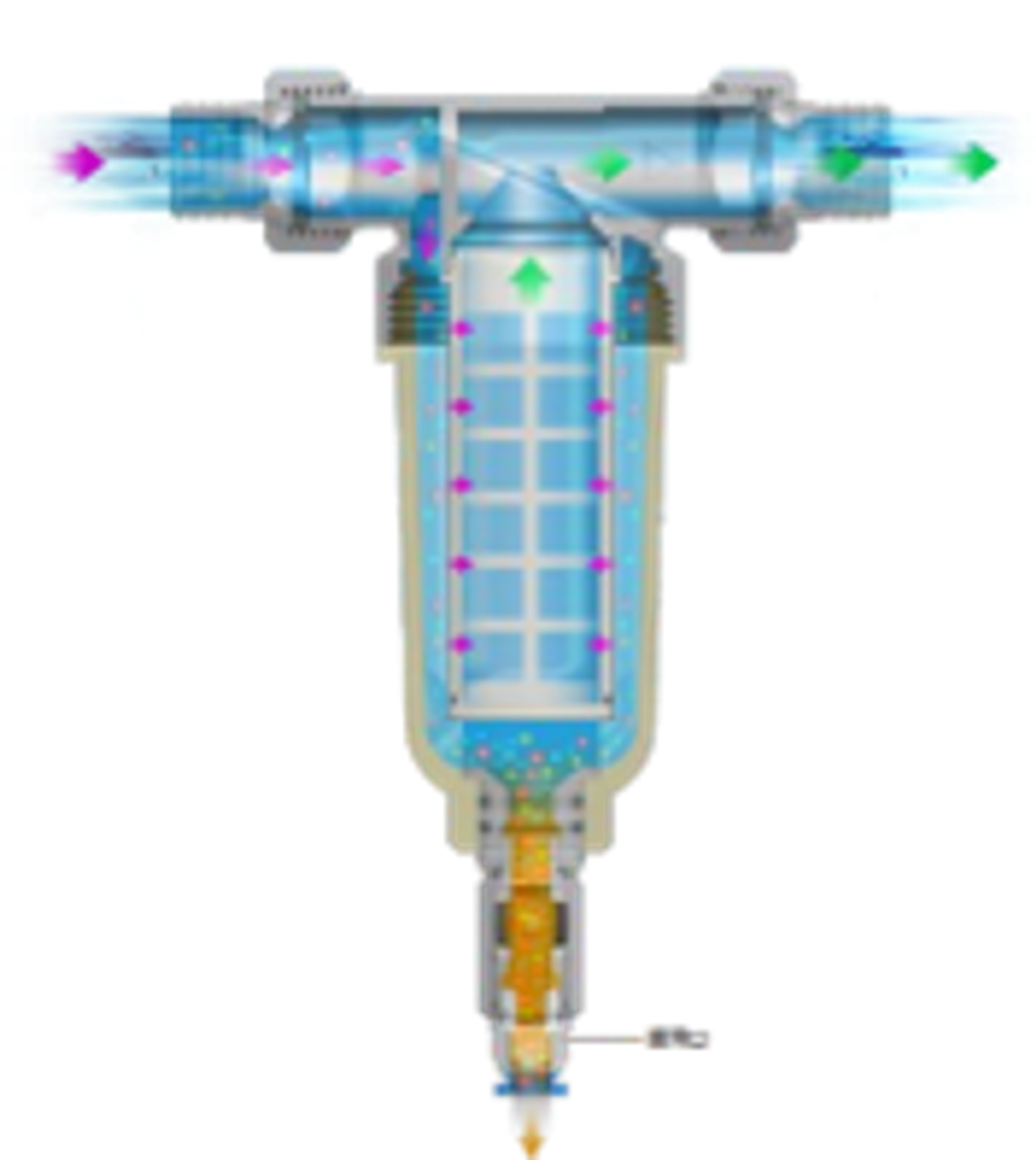 Фильтр механической очистки RIIFO Pure R1-2S латунь/PP-R 20-20 белый