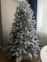 Заснеженная елка «Аляска» (Литая+пвх) от 1.8 м до 3 м