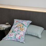 Комплект постельного белья Сатин с Одеялом 100% хлопок 160x80 на резинке OBR168