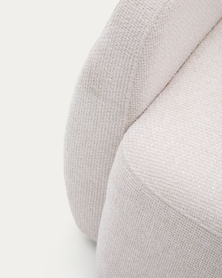 Laira 3-местный диван-кровать из шенилла цвет экрю 225 см