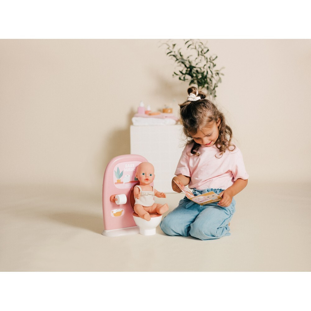 Smoby Baby Nurse - Двухсторонний туалет для куклы 42 см 220500
