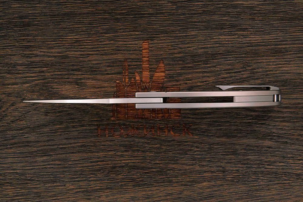 Нож складной QSP Legatus, клинок 89мм, сталь M390, рукоять карбон/титан