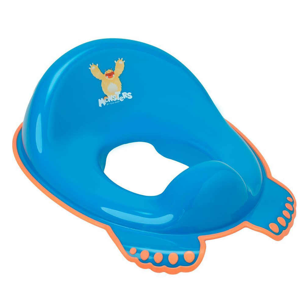 Накладка на унитаз Monsters антискольз. голубой (Tega)