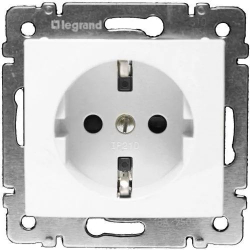 4321/4421 Розетка со шторкой 10 шт белая