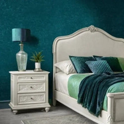 Обои флизелиновые изумрудные горячего тиснения Дюна 4004-72