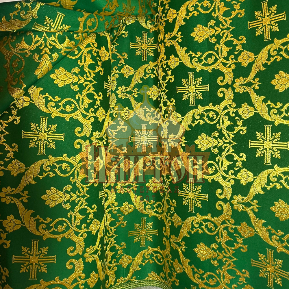 Парча "Софийский" зелёная