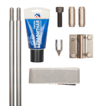 Комплект заземления VSTMSK 1х3 метра из нержавеющей стали (2х1500 мм, D-14мм)