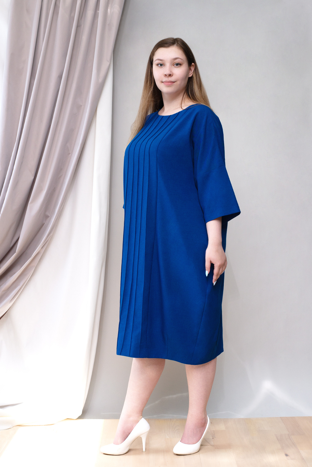 Летнее платье 3243ЛЕ, василёк #259Вас053243ЛЕ