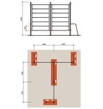 W-1.5. Модуль шведских стенок мобильный