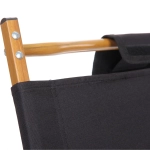 Кресло складное с подлокотниками до 100 кг DC-6006, 54*50*78 см, цвет: чёрный, каркас алюминий, ТуристМастер