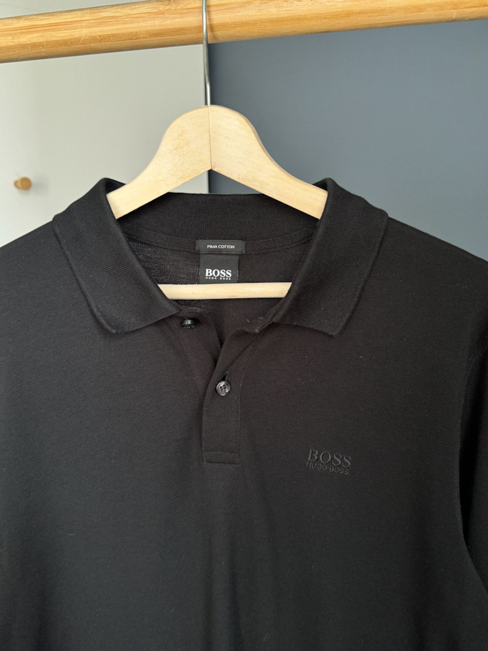Хлопковое поло Hugo Boss, М