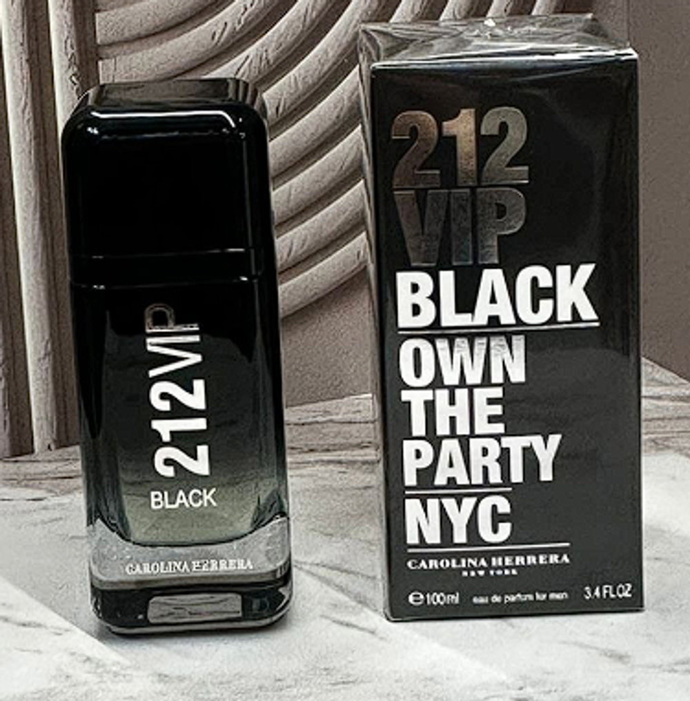 Carolina Herrera 212 VIP Black 100 мл (duty free парфюмерия)