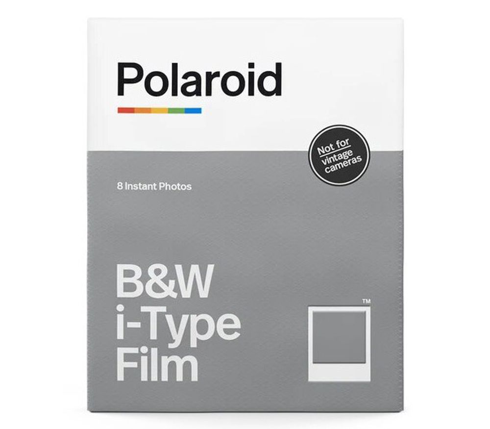 Картридж Polaroid i-Type B&amp;W film, белые рамки, ч/б снимки, 8 кадров