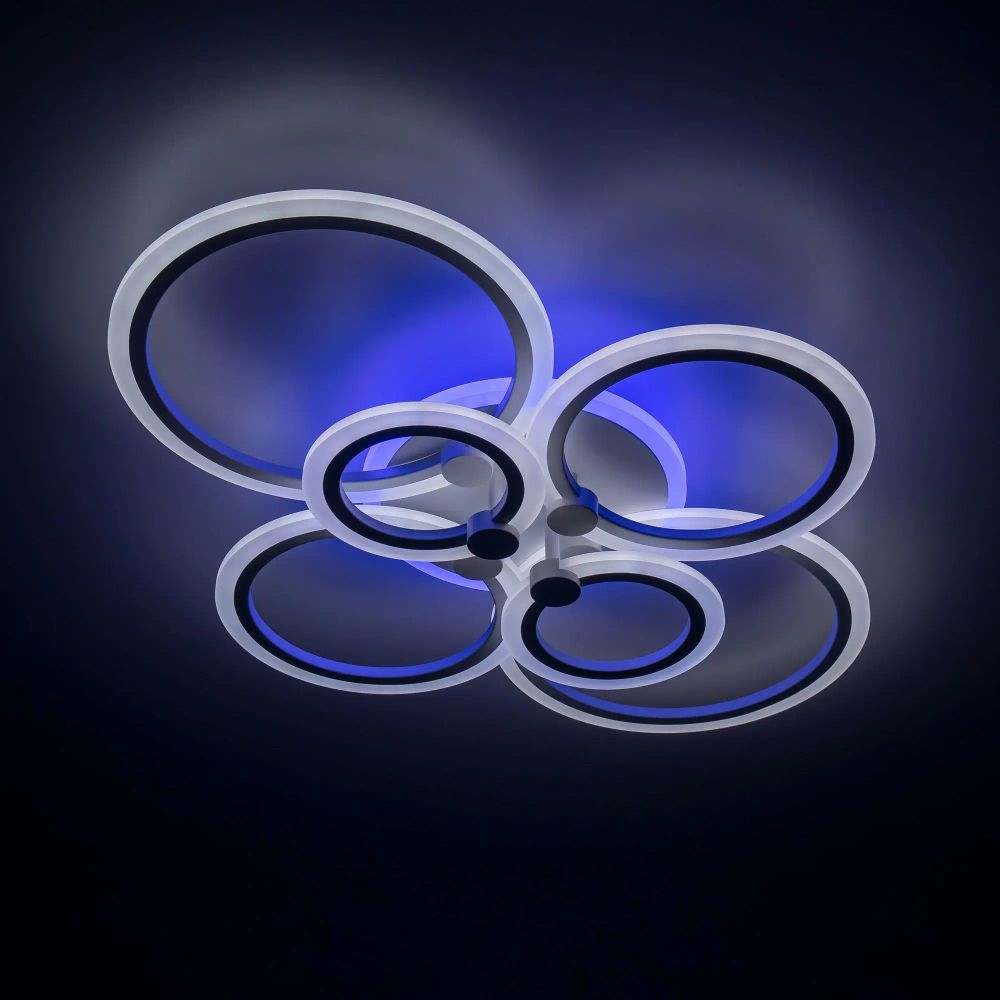 Citilux Сента CL237B160E RGB Люстра с пультом Белая