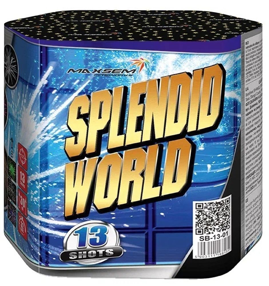 Салют SPLENDID 13 залпов 1.2 калибр SB-13-01 Maxsem