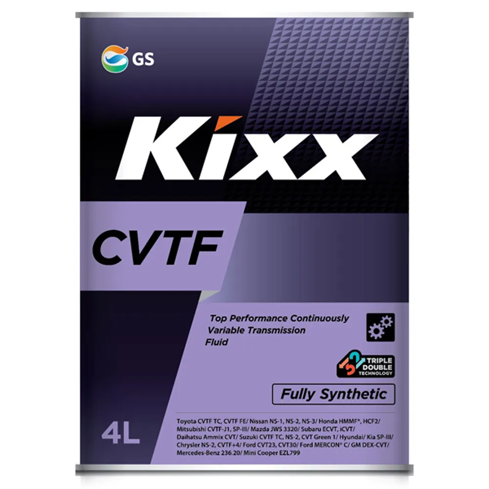 Жидкость для АКПП Kixx CVTF, синтетическая, 4 л