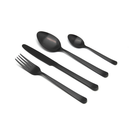 Набор столовых приборов на 6 персон 24 предмета Herdmar Oslo Black