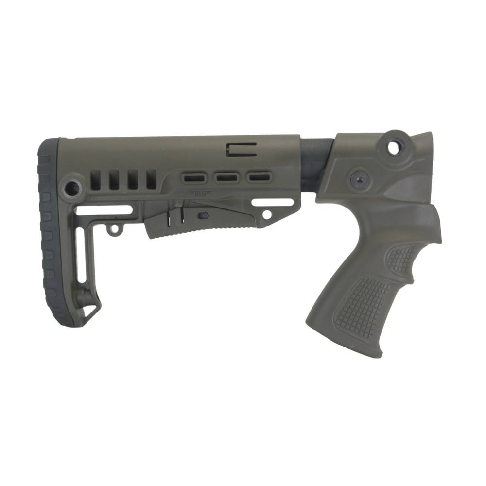 Телескопический приклад на МР-155, DLG Tactical. Черный