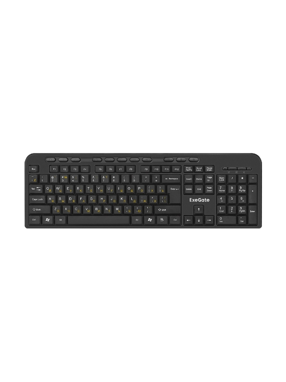 Exegate EX286220RUS Комплект беспроводной ExeGate Professional Standard Combo MK240 (кл.115кл+мышь800/1200 4кн.+Scr,USB)