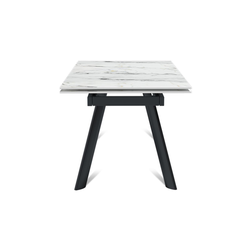 Стол раскладной Stone (140+40+40), керамика глянцевая Ice Jade