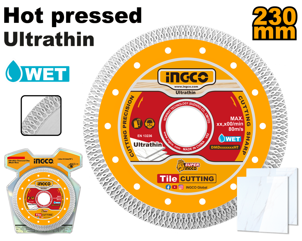 Диск алмазный турбо INGCO DMD082301HT INDUSTRIAL 230х22,2 мм