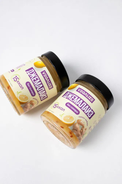 Джем 3 шт, Джемалайз VEGALIZE 3 шт, Лимон-имбирь, без сахара, низкокалорийный, фитнес-продукт, для похудения, постный