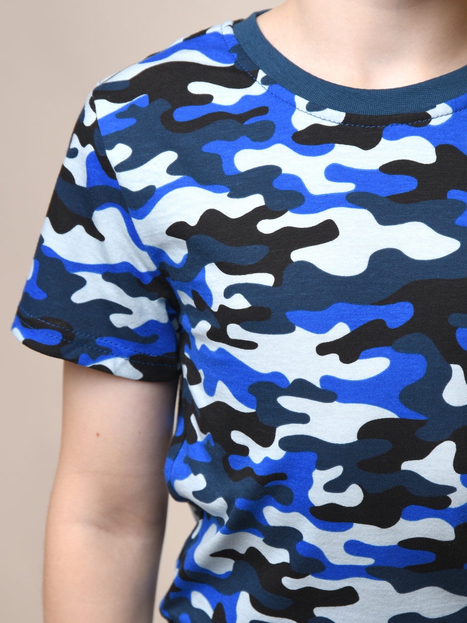 Футболка для мальчика камуфляжная