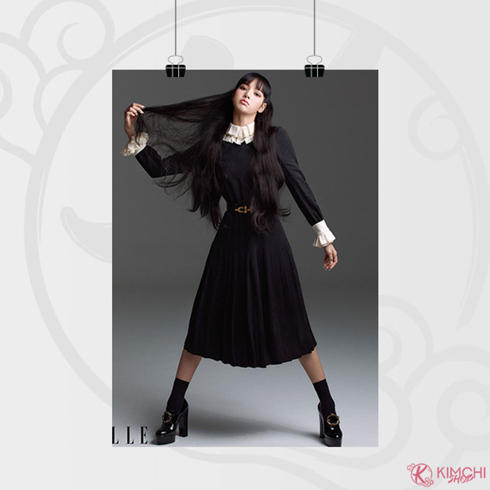 Постер А4 - BLACKPINK - Elle 2020