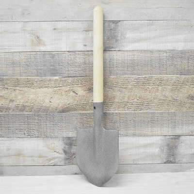 Лопата туристическая (авто) с зубчиками с черенком