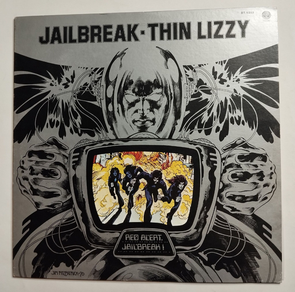 Винтажная виниловая пластинка LP Thin Lizzy Jailbreak (Japan 1979) (No Obi)