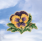 "Анютины глазки"- МH18-1911 вышивка