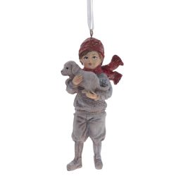 GAEM Изделие декоративное подвесное "Девочка/Мальчик", L5 W3 H12 см, 4в.