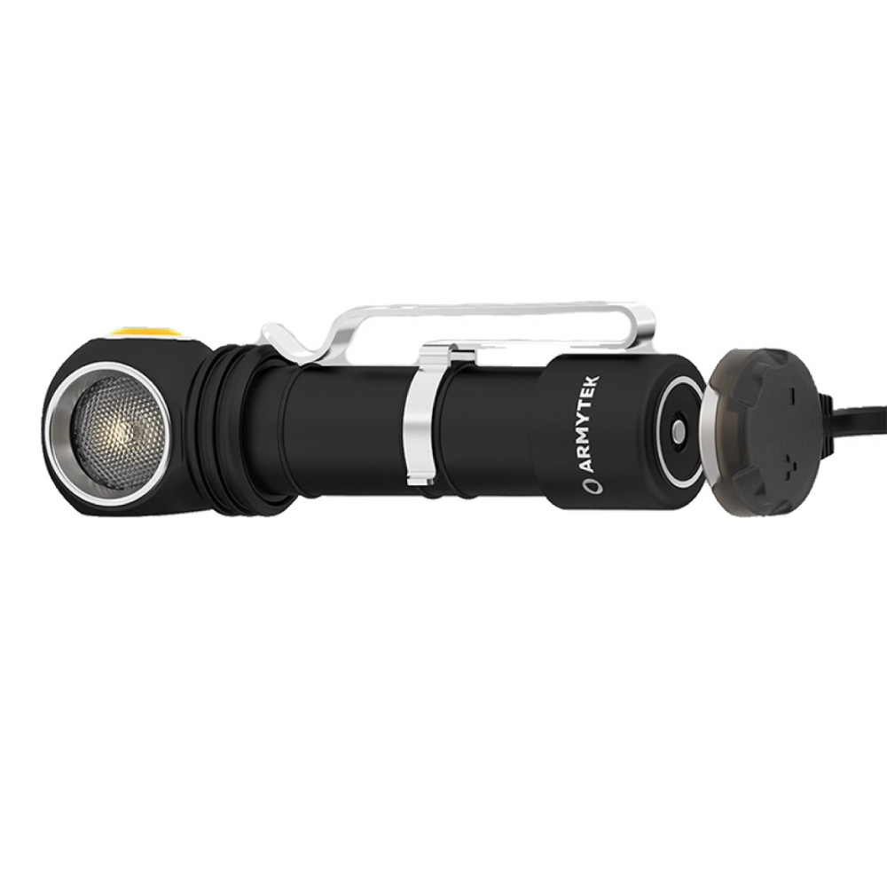 Светодиодный мультифонарь Armytek Wizard C2 v4 Magnet USB с аккумулятором 18650, 1200 лм, размер: теплый свет