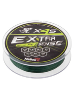 Шнур плетеный для рыбалки Helios Extrasense X4S PE Green 92m 1.2/18LB 0.20mm (HS-ES-X4S-1.2/18LB)