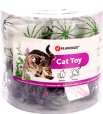 Игрушка для кошек "Мыши в проволочных шарах", 6 см, 24 шт, Flamingo