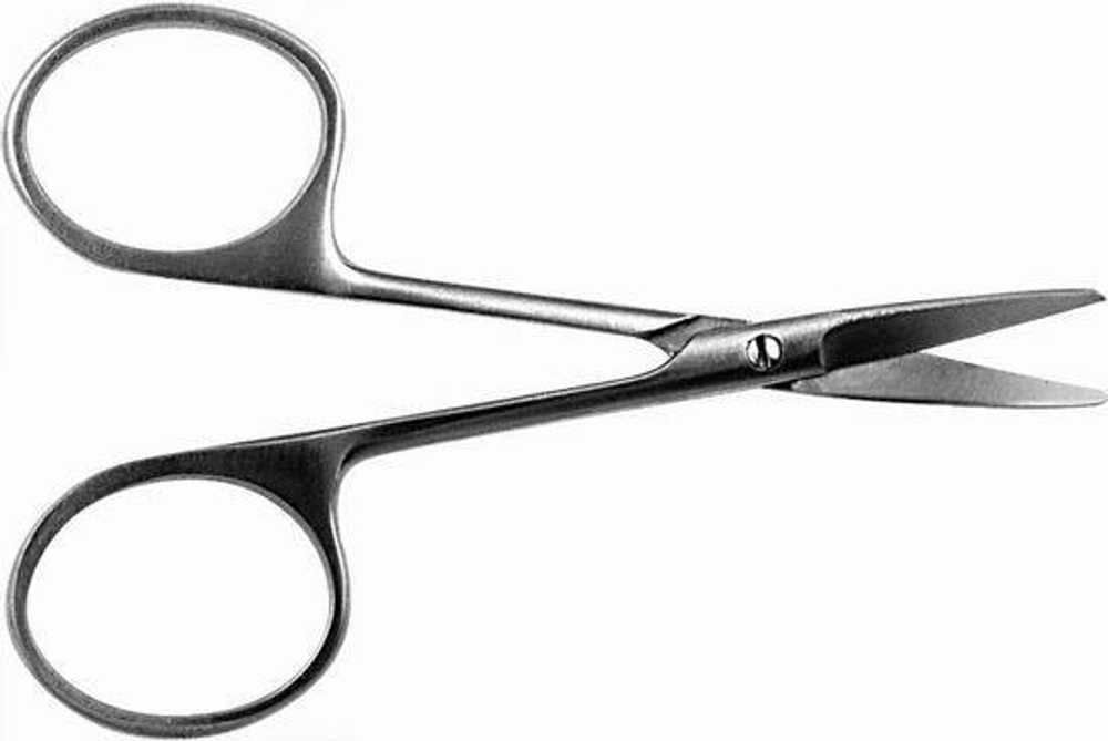 ТМ- Н-22 Ножницы вертик. изогнутые, тупоконечные, 100 мм (НОВОЕ ИСПОЛНЕНИЕ)