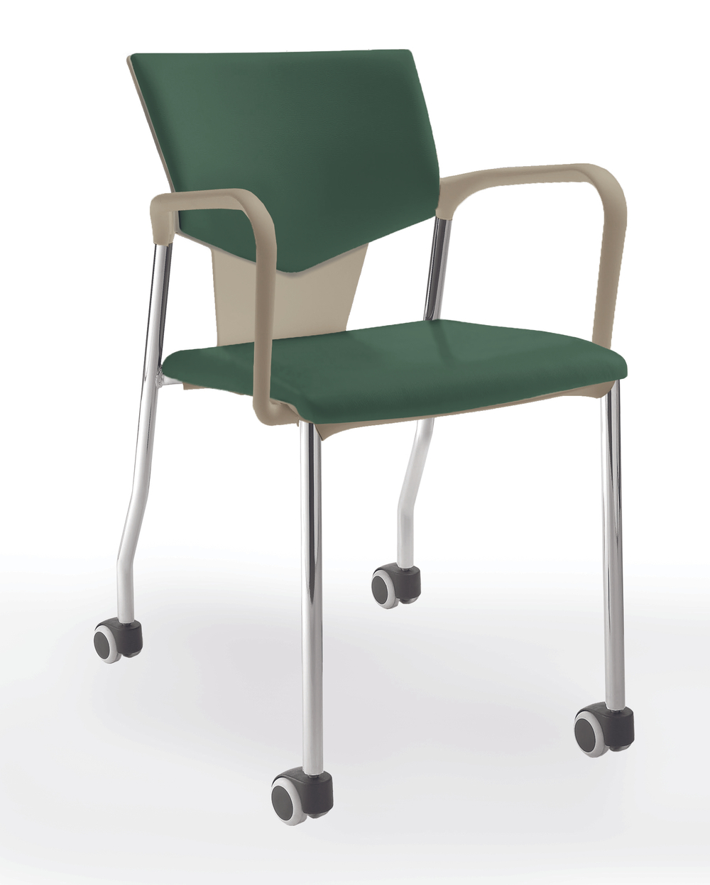 Aktiva стул на 4 ногах и колесах