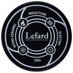 КАСТРЮЛЯ ЭМАЛИРОВАННАЯ LEFARD С КРЫШКОЙ, СЕРИЯ ROYAL GARDEN 2,8Л, ДИА.18СМ ПОДХОДИТ ДЛЯ ИНДУК.ПЛ