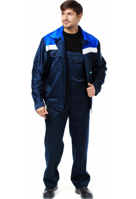 Костюм летний "Стафф" (т. синий василек, кур./ п/к.)