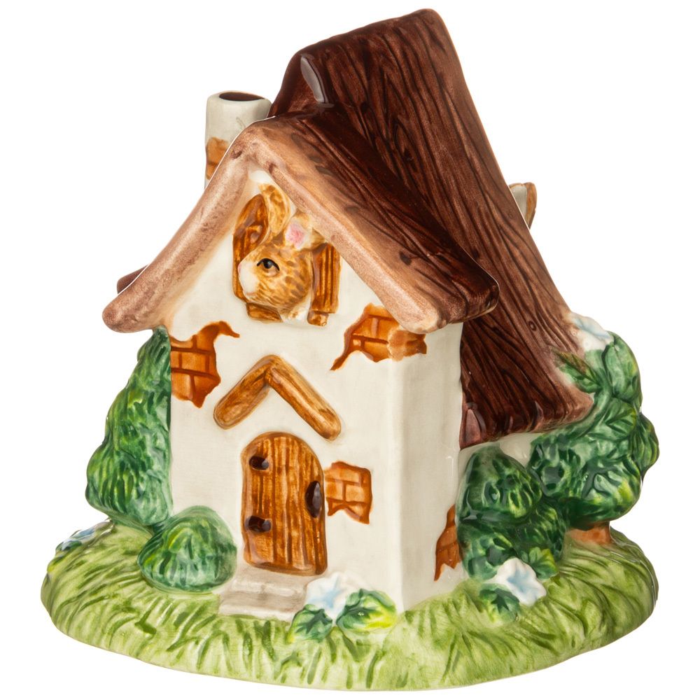 ФИГУРКА "КРОЛИКИ ПЕРЕД ДОМОМ" 11 СМ (КОР-24ШТ)