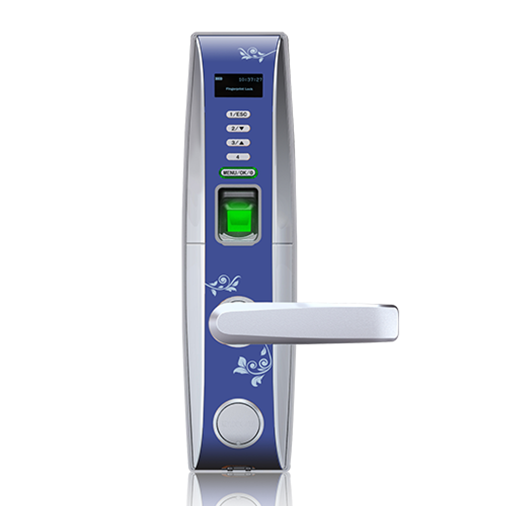 Биометрический замок со считывателем отпечатка пальца и RFID карт ZKTeco L4000