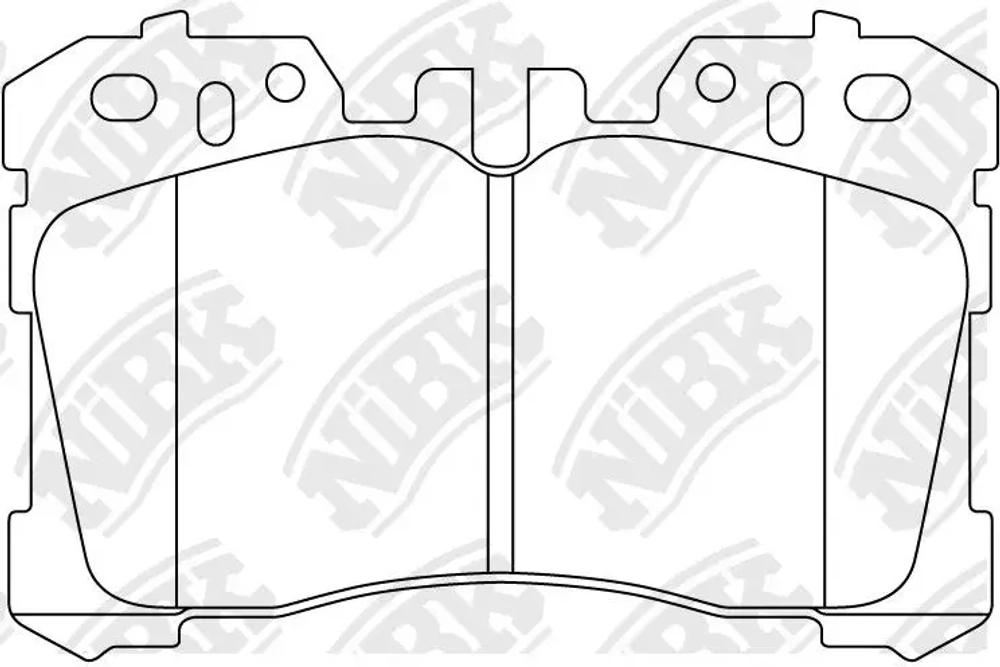 Колодки тормозные NIBK, PN1833, передние, для Lexus LS 2006+