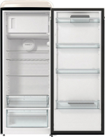 Отдельностоящий двухкамерный холодильник Gorenje OBRB615DBK