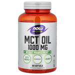 NOW Foods, Sports, масло MCT, 1000 мг, 150 капсул